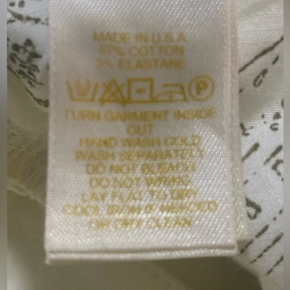 Kate Spade Broome Street lemon print skinny ankle jeans Sz 27‎ - Picture 12 of 12